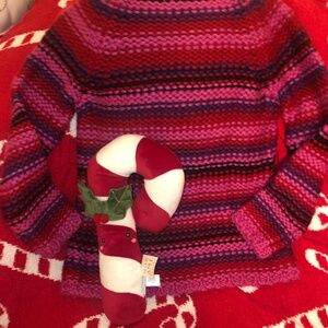 Holiday SALE price drop pretty Like New Crazy Horse Liz Claiborne Woven Sweater